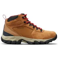 Columbia Chaussures de randonnée Columbia pour hommes, modèle NEWTON RIDGE PLUS II en suède, imperméables, couleur Elk Mountain Red, taille 50 EU