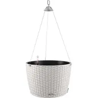 SmartaSaker Jardinière suspendue NIDO Cottage 35 ALL-IN-ONE Gris clair