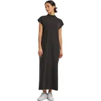 Build Your Brand Robe Longue à Manches Courtes Vintage