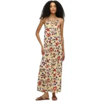 Superdry Robe Longue Sans Manches Beach Cami