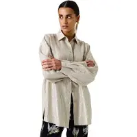 Garcia K50030 Long Sleeve Shirt Beige M Femme