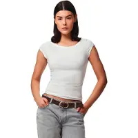 Pieces Ceinture Suede Jeans