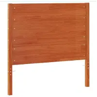 vidaXL Tête de lit brun cire 100 cm Pin massif
