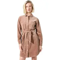 Garcia J50081 Long Sleeve Short Dress Marron 2XL Femme