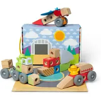Melissa & Doug Blockables Vehicles 806013 Construction Game Multicolore Enfants