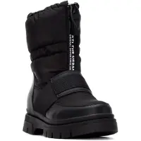 Xti pour femme. 14444801-NEGRO Bottes 144448 noires (40), Plat, Fermeture éclair, Casuel