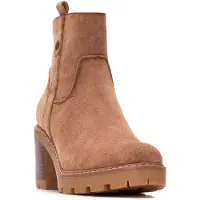 Refresh pour femme. 17303204-BEIGE Bottines 173032 marron (40), 5 à 8 cm, Fermeture éclair, Casuel