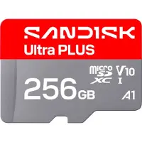SanDisk Microsdxc Ultra Plus Uhs-i 256 Gb Carte Mémoire