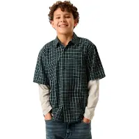 Garcia U263431 Long Sleeve Shirt Noir 14-15 Years Garçon