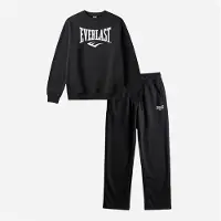 Everlast Ensemble sweat à col rond avec logo et joggers hommes - Black Beauty