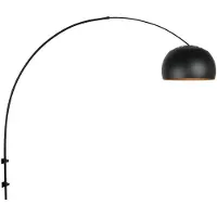 Steinhauer Lampe murale noire Globe Black