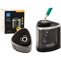 Lean Elektrischer Spitzer, schwarz