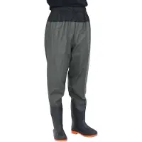 vidaXL Cuissardes avec bottes vert foncé taille 40