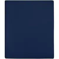vidaXL Draps-housses Jersey 2 pcs Bleu marine 140x200 cm Coton