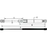 Jr Products Piston Hardline Black Nitride Force 35 D6 E8