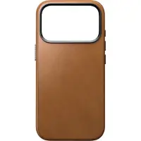 Nomad Coque arrière MagSafe en cuir traditionnel (Apple iPhone 17 Pro, Apple iPhone 18 Pro), Coque pour téléphone portable, Marron