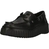 Clarks Shoes Torhill Boat 26329433, chaussures bateau noires à lacets pour femmes, taille 39,5