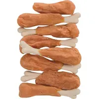 Flamingo Snack Pour Chien Hapki Au Poulet Et Aux Os De Calcium 400g