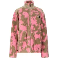 Slope Kendor AOP Teddy, veste polaire, femme, rose