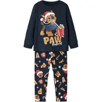 Name it Pyjama 'NMMSlavo Paw Patrol' bleu foncé / noisette / grenadine / blanc