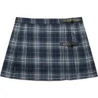 Superdry Jupe Courte Athletic Essentials Check Pleated