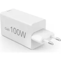 Hama 200027 Bloc d'alimentation pour ordinateur portable 100 W + câble de 1,5 m C-C (100 W), Alimentation pour notebook, Blanc