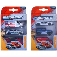 Majorette Rescue 3 Pieces Set, 2-sort.
