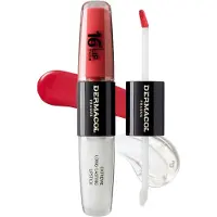 Dermacol 16H Lip Colour brillant et rouge à lèvres longue tenue teinte 36 Coral Sunset 2x4 ml