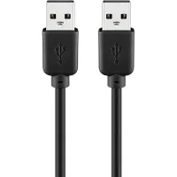 Goobay USB 2.0 Hi-Speed Kabel A Stecker auf A Stecker schwarz 5 m