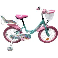 Volare Vélo enfant Unicorn 16 pouces, vert