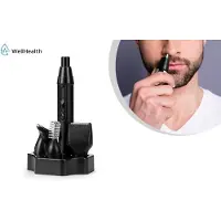 Wellhealth - Tondeuse 4 en 1 pour le nez et les oreilles - Noir