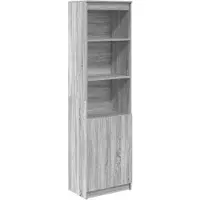 vidaXL Highboard Gris Sonoma 50x35x180 cm Bois composite