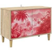 vidaXL Meuble TV AACHEN, 69 x 33 x 50 cm, panneaux de particules imitation bois Sonoma