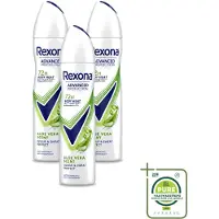 Rexona 3 déodorants spray , parfum Aloe Vera, 150 ml, lot de 3