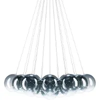 Lodes Random Cloud 19 Lampe à Suspension Deep Azure Steel | 3000 K | Ø 28 cm