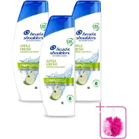 Head & shoulders 3 bouteilles de shampooing Apple Fresh - 250 ml - Pack économique - 3 pièces