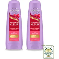 Unilever 2 x Après-shampooing Andrélon, couleur vibrante - 200 ml - Lot de 2