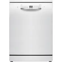 Bosch Série 2, SMS2ITW09E Lave-vaisselle indépendant, hauteur 84,5 cm, largeur 60 cm, blanc