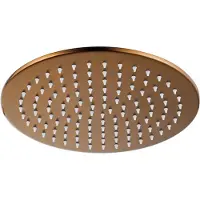 FortiFura Calvi Douche de tête 25cm ronde 7mm Cuivre brossé PVD (Cuivre) SW970041