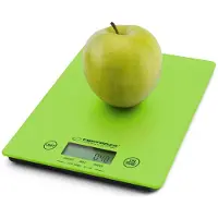 Esperanza EKS002G - Balance de cuisine électronique - 5000 kg - 1 g - Vert - Jaune - Surface de travail, Balance, Vert