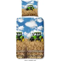 Muller Textil Housse de couette 5604-A FARMER 135x200 cm Multicolore