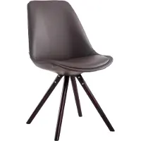 CLP Chaise visiteur Laval Cappuccino Rond