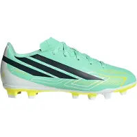 Adidas Chaussures de foot F50 Hyperfast Club "Pulse Mint / Night Navy / Solar Lemon" pour Enfant