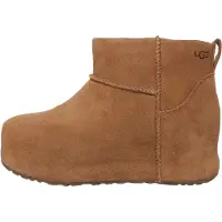 Ugg pour femme. 1180412 Bottines en Cuir Classic Mini Enwrap marron (39), Plat, Aucun, Casuel