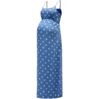 ONLY Maternity Robe 'OLMNOVA' bleu roi / blanc