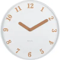 Karlsson - Horloge murale Amena - Blanche - 40 x 40 x 40 cm