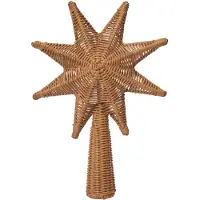 Ferm Living Rattan Christmas Tree Top Étoile