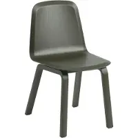 Muuto Brink Chaise Base Bois Dark Olive | Dark Olive