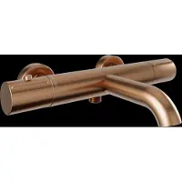 Blaufoss Round 2.0 robinet baignoire thermostatique: Brushed Rosegold