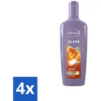 Unilever Andrélon - Shine - Shampooing - 300 ml - pack économique - 4 pièces